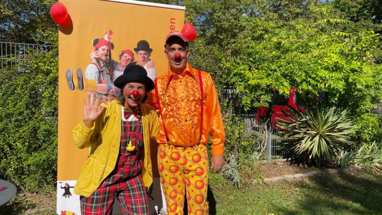 Jossi und Pauso beim Kinderhospizdienst KiDi