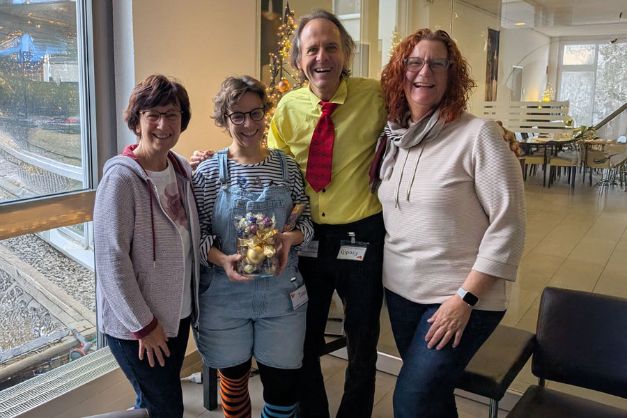 Feedbackgespräch mit der Einrichtungsleiterin im Seniorenzentrum Grünwinkel der AWO (Foto: privat)